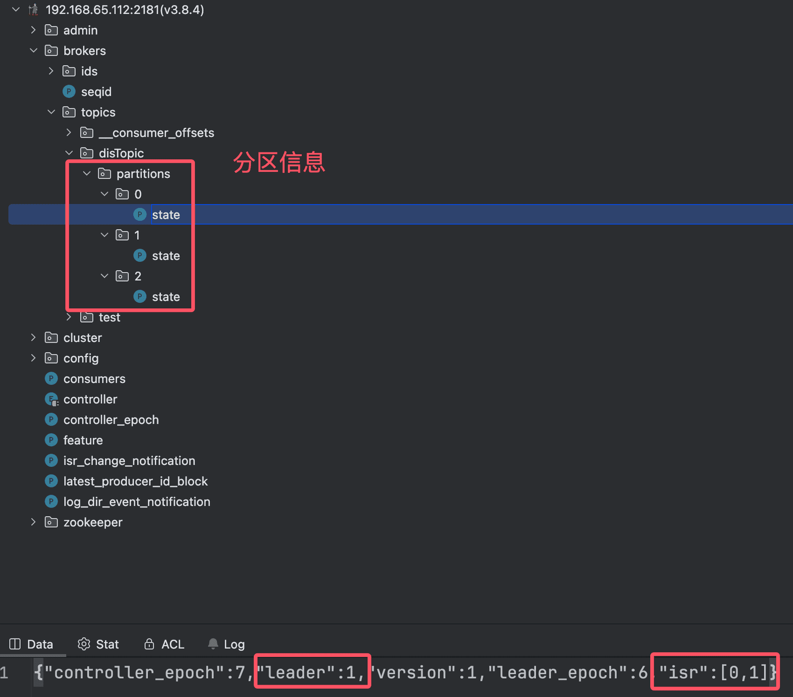创建 replication-factor=3 的 Topic,观察 Leader 与 ISR 变化
