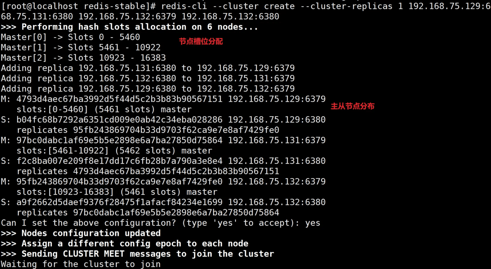使用 redis-cli -c 开启集群模式后正常写入