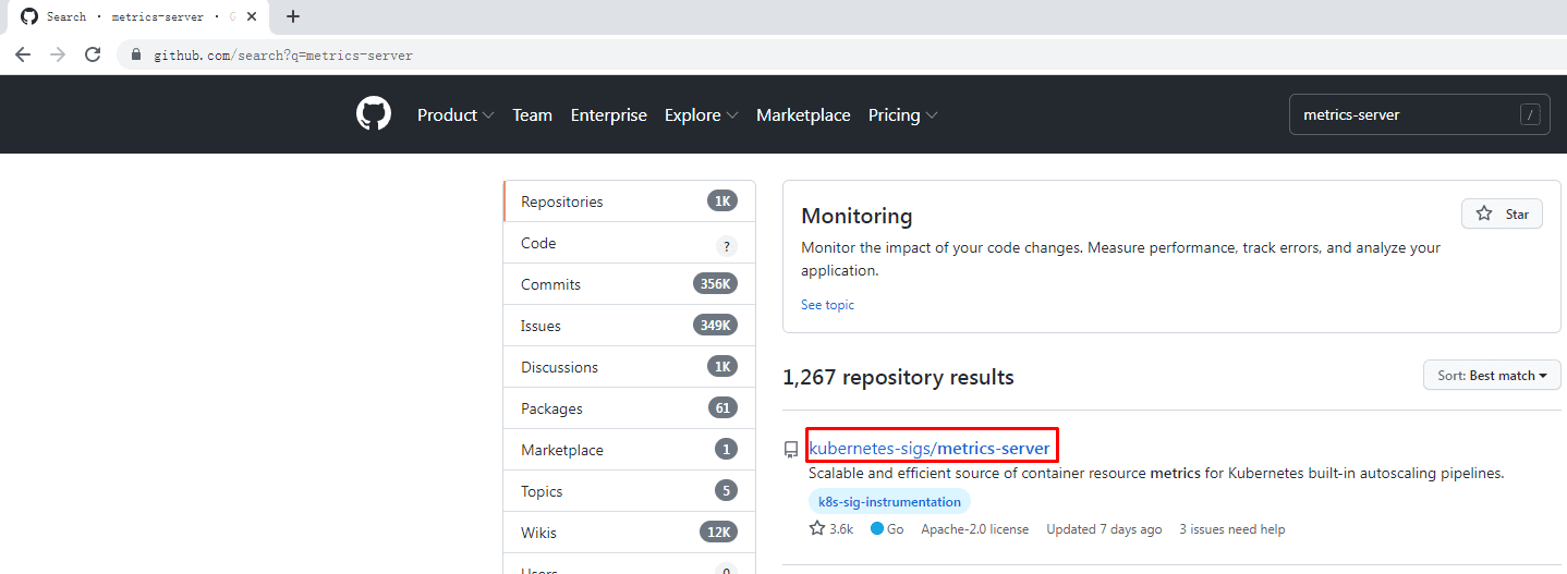 metrics-server 获取说明 2